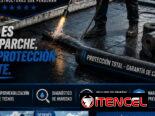 Impermeabilización de techos con manta asfáltica.