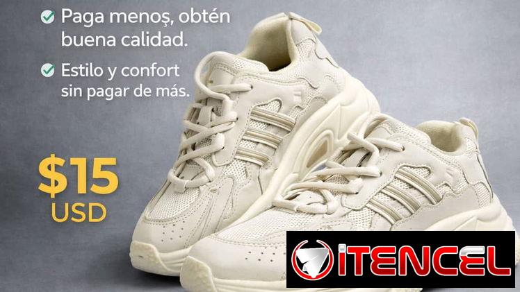 Zapatillas “Fashion” estilo Adidas – Talla 35 – $15 USD