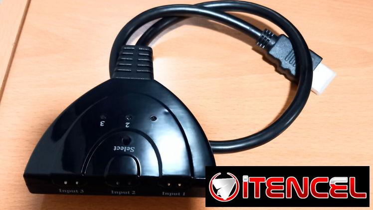 SPLITTER HDMI 4K (3 ENTRADAS Y 1 SALIDA)