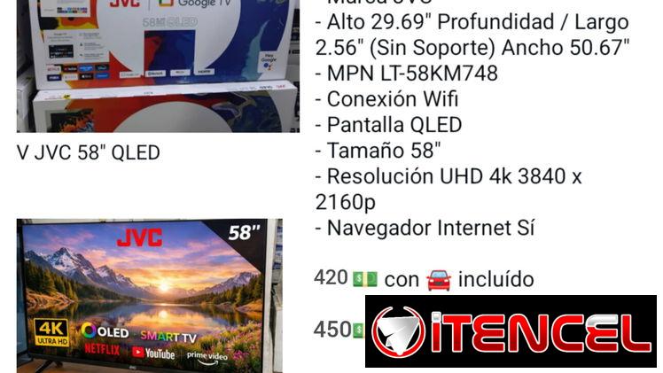 Smartv jvc Hisense y otros