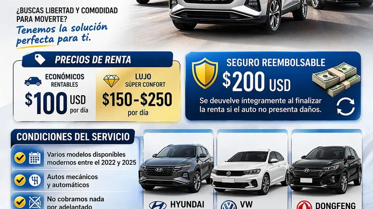 S27.Renta de autos y taxis. ¡Reserva en línea y ahorra! +GASOLINA DE REGALO