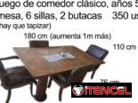 Juego de comedor antiguo en venta