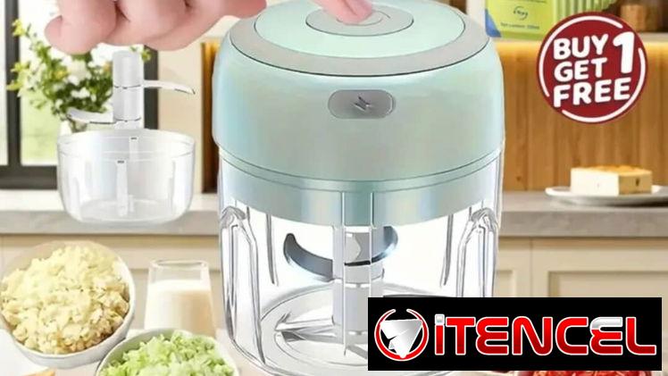 Mini picadora de especias y alimentos recargable