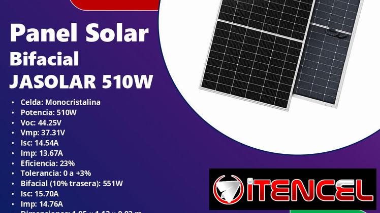 Panel Solar Bifacial 510W