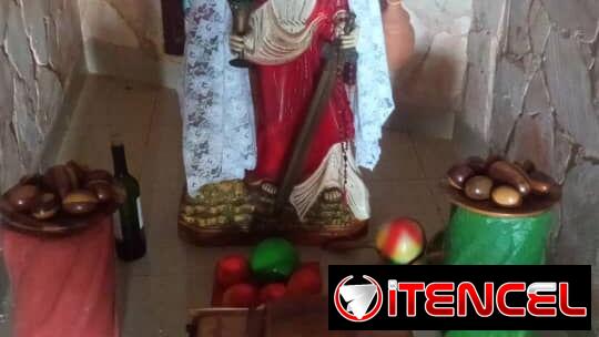 Estatuilla de Santa Bárbara en venta