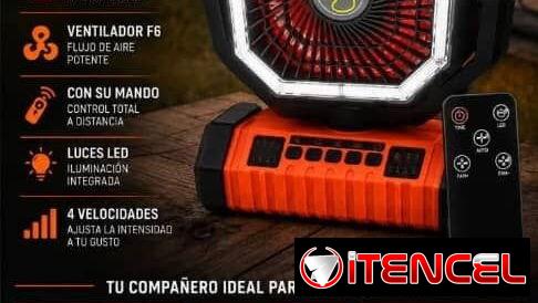 Ventilador recargable F6 20000mah