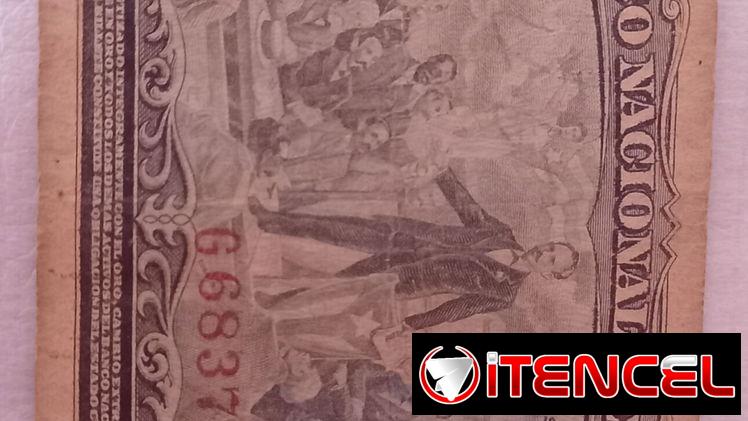 Billete cubano serie 1959