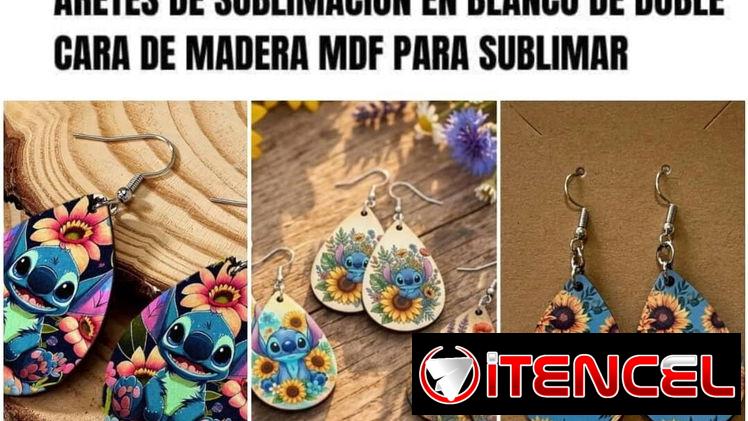 Aretes que se personaliza con lo que desees, exelente regalo 🎁
