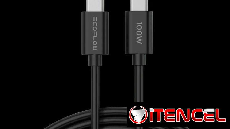 Cargador EcoFlow RAPID 65W GaN con Cable de 100W