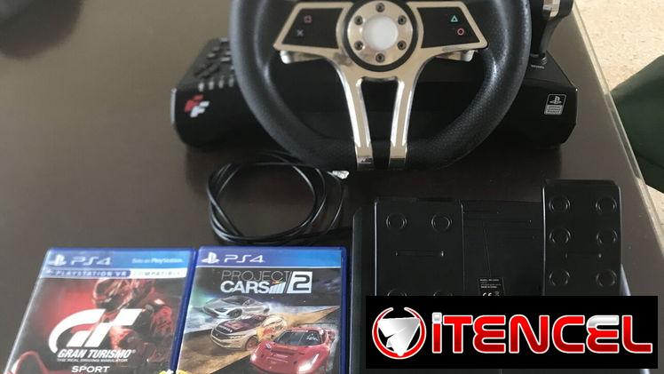 Volante y pedales ps3 ps4 pc