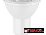 Bombillo tipo dicroico De base MR16 GU10 y GU 5.3 luz blanca y calida