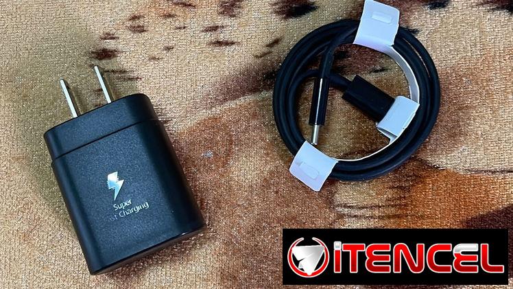 Cargador de 25 wats tipo C cable con Espiga de carga!! Lleve su batería al máximo rendimiento!!