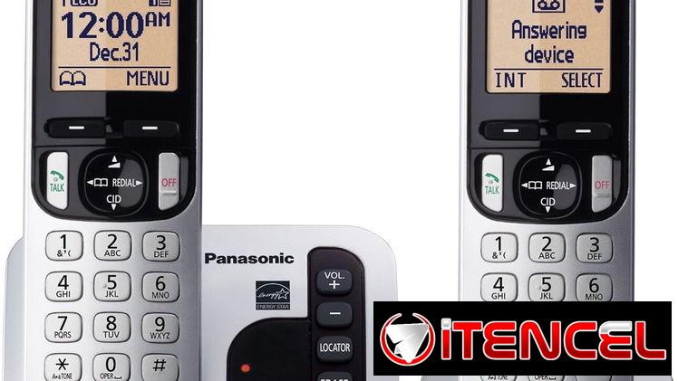 Panasonic KX-TGC222B Sistema de contestador con 2 teléfonos