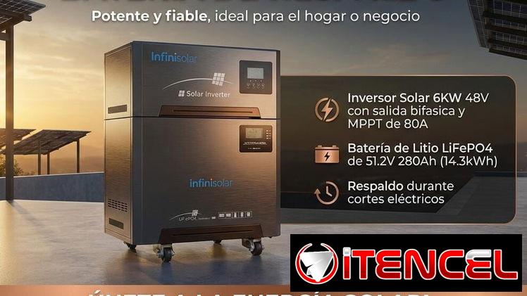 Sistema Solar Todo en Uno INFINISOLAR 6KW