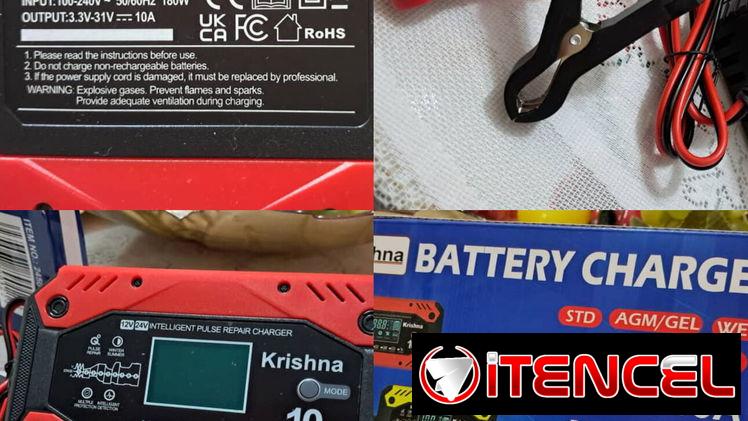 Cargador inteligente de batería 12v-10a-24v-5a