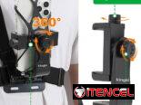 – Soporte para teléfono en el pecho con correa de arnés para Iphone y Android.