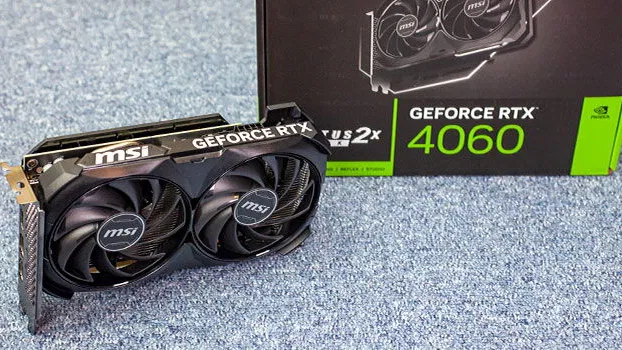 Tarjeta de video MSI RTX 4060 Ventus x2 8Gb