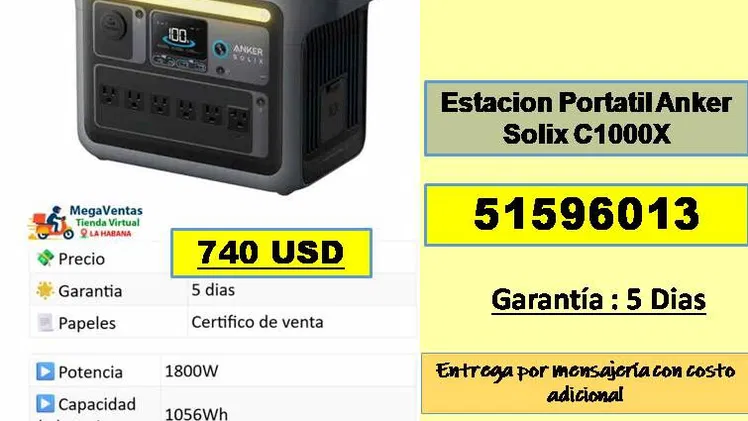 MV-613-ESTACIONES DE ENERGIA    TLF 51596013   Entrega por Mensajeria Costo Adicional