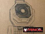 60 USD Los mejores ventiladores recargables MODELO F6 de 20,000 mAh