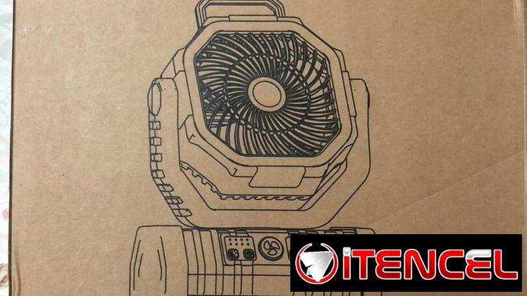 60 USD Los mejores ventiladores recargables MODELO F6 de 20,000 mAh
