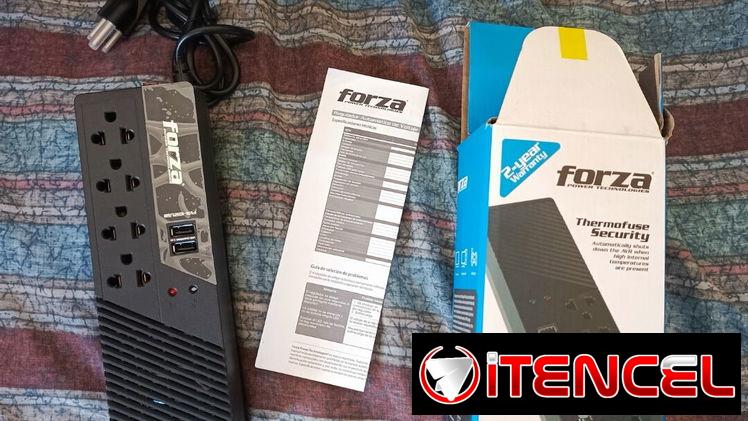 “Protector de corriente FORZA 1000VA NUEVO – ideal PC y TV”