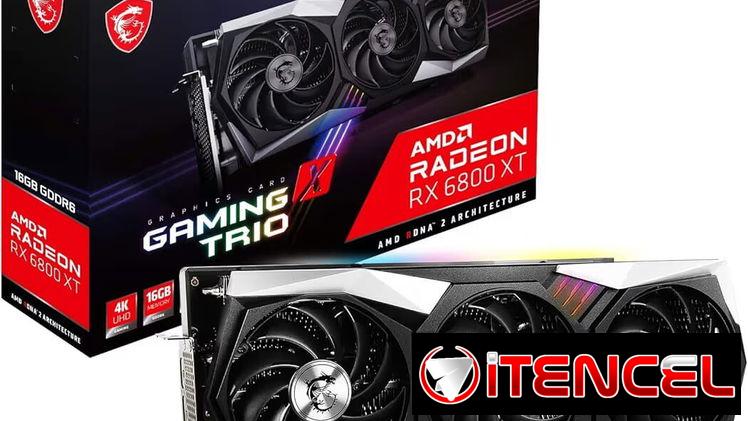 Exelente ensamble y muy buena grafica 350usd MSI Radeon RX 6800 XT Gaming X Trio 16G Tarjeta gráfica para juegos – 16 GB