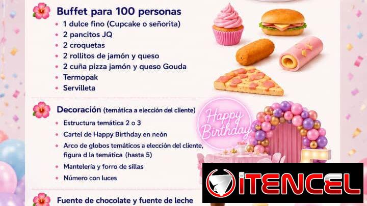 COMBOS DE CUMPLEAÑOS PARA NIÑOS