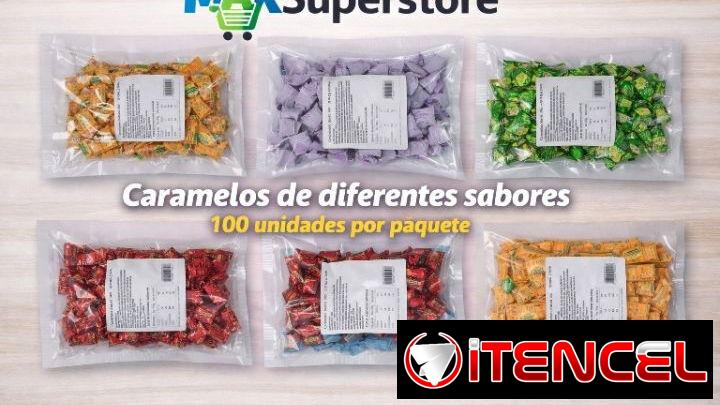 Caramelos de diferentes sabores