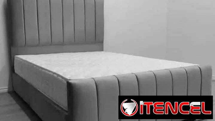 Cama tapizada camera o 3/4,1 año de garantía armada y entrega sin costo adicional en toda la Habana