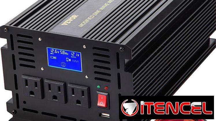 MENSAJERÍA INCLUIDA Inversor de Corriente 2500W – 5000W Pico | 12V a 120V Onda Modificada