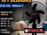 60 usd💵 – Ventilador Recargable 16″ Saco * ﻿﻿Potencia 100 – 240 V/50 – 60 Hz, * ﻿﻿3 velocidades, Alta – Media - Baja *