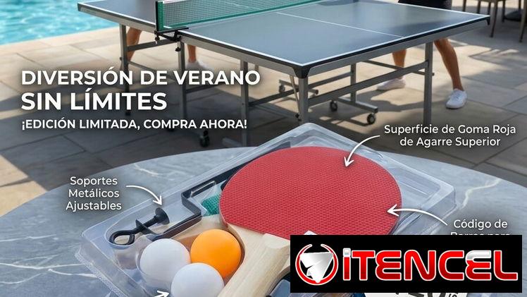 Set completo de Ping Pong (raquetas+ pelotas+ net)