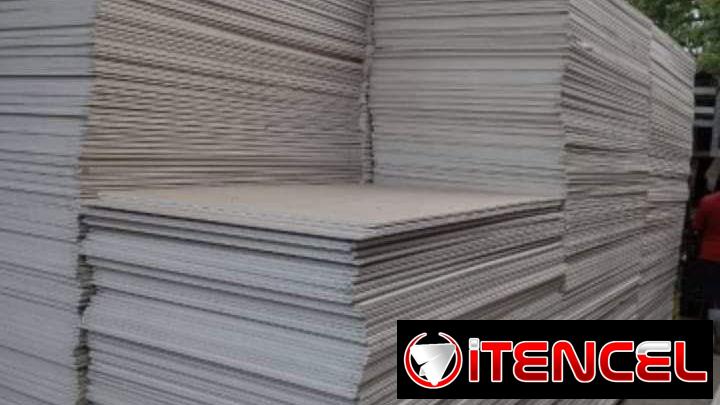 Plycem de 2.44 x 1.22 de 8 mm.. 14 mm y 20 mm