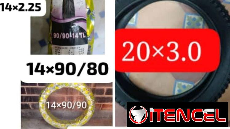 Gomas de bicimoto 14-90/90 y 14-80/90y de bici electrica a buen precio disponible