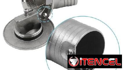 Entrada c/Tapa de tanque de combustible gasolina. Acero inoxidable marino 316. Incluyo de regalo:  liquido antiponche.