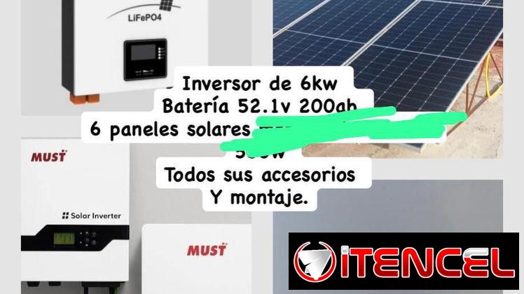 Kit solar de 6000w