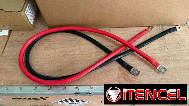 Pareja de cable inversor y batería