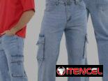 Pantalón 4Puertas mezclilla