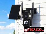 Cámara vigilancia continua 24/7. Wifi. Solar. Recargable