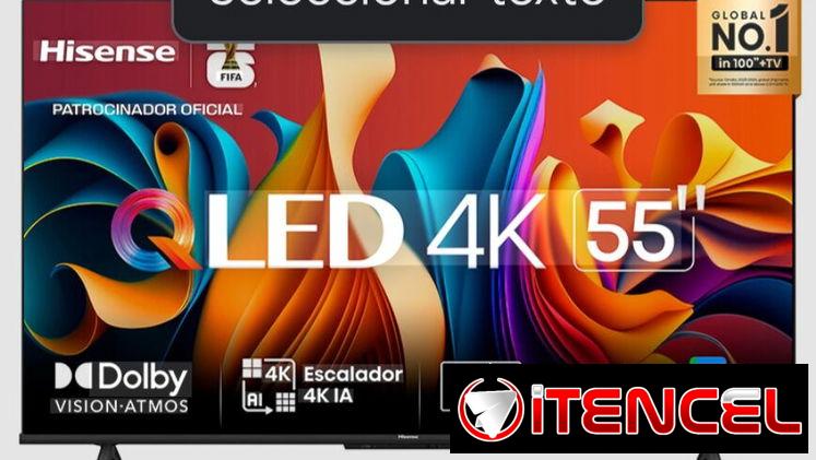 tv hisense nuevo en caja 55pulgadas 4k