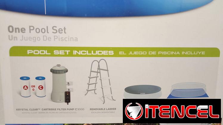 Piscina armable de 4.57×1.07m Intex nueva a estrenar