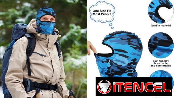 Pasamontañas camuflados protección UV