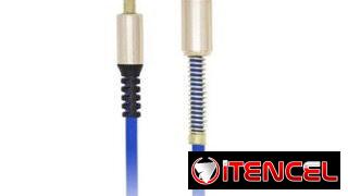 Cable de audio auxiliar para sistema de audio en estéreo del hogar, auriculares, celulares, mp3, autos.
