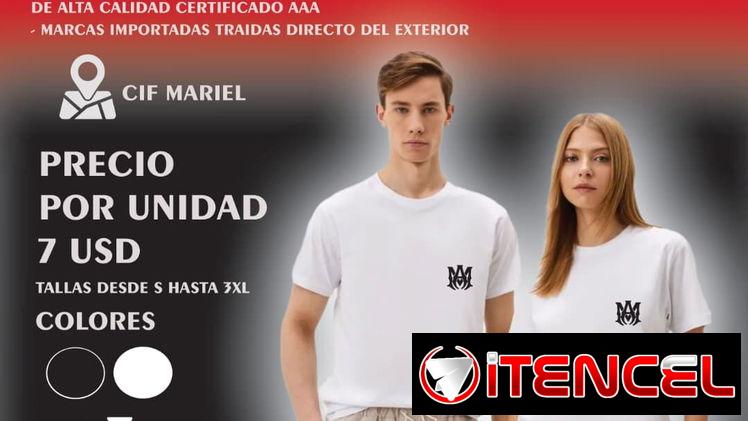 MARCAS REGISTRADAS EN ALGODÓN 100% , POR SOLO 7 USD ‼️‼️‼️