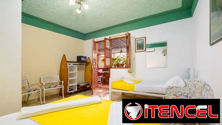 Casa de renta por noches en Centro Habana. Alquiler de casa en San Rafael por noches. Rentas cerca de la Universidad H