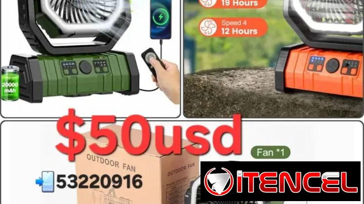 Ventilador Sankey (lo mejor) de pedestal recargable 53220916