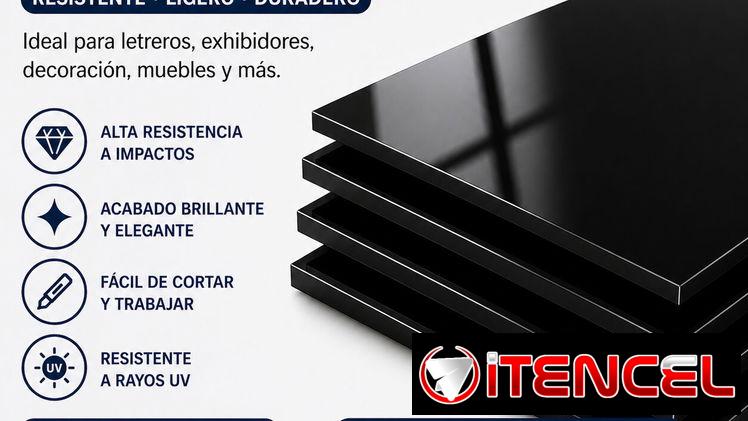 Pvc blanco 1.22 x 2.44 6mm, acrilico espejo(1.22 x 2.44)