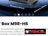 TV Box M98-H6. Se incluye: Mando a distancia y cable HDMI