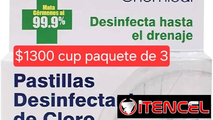 Pastillas desinfectantes de cloro