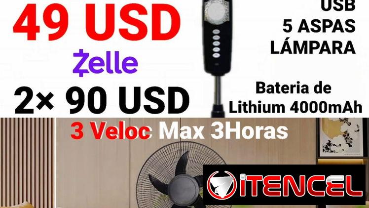 VENTILADOR RECARGABLE